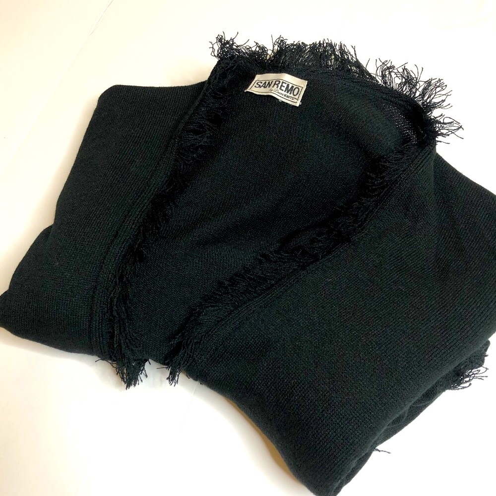 SAN REMO  Open Front Cotton Poncho Wrap
